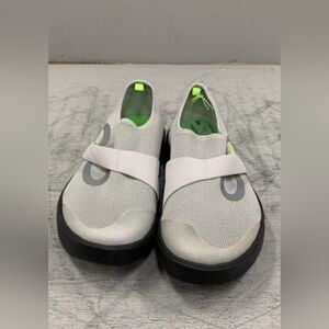 OOFOS Black and Gray Men's Slip-On Shoes